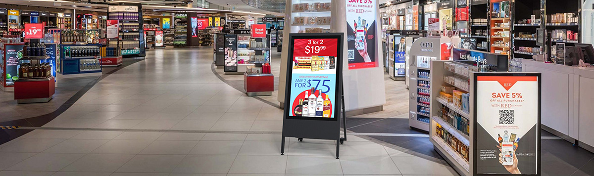 faytech 43″ A-Frame IP65 High Brightness Kiosk 