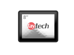 faytech® 8 inch Touch Monitor – FT08TMCAPOB | IP65 Front, Anti-Glare, Compact en Robuust