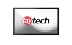 24 inch Capacitive Touch Monitor – Optisch gebonden, Aluminium Frame, 10-punts multitouch