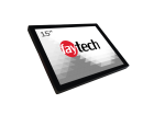 Robuuste 15 inch touch monitor met waterdichte IP65 voorzijde en aluminium behuizing – faytech FT15TMCAPIP65HBOB