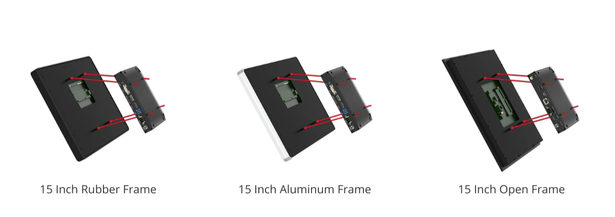 Faytech-Rubber-aluminum-open-frames
